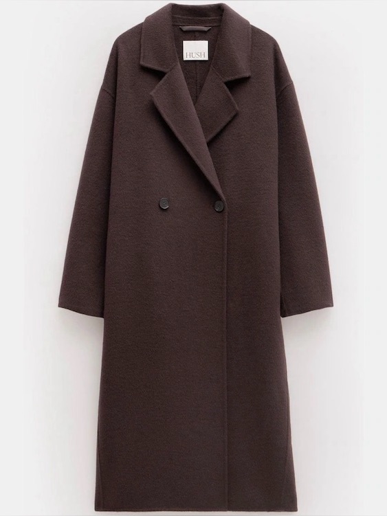 Hush Pure Wool Double Faced Oversized Coat